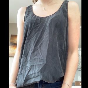 Vince black tank top
